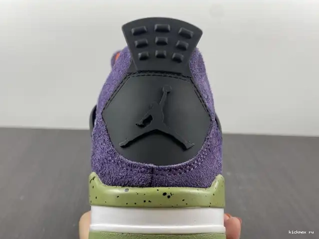 Rep Kickmax Jordan AQ9129-500 Air 4 Purple Canyon WMNS 0323